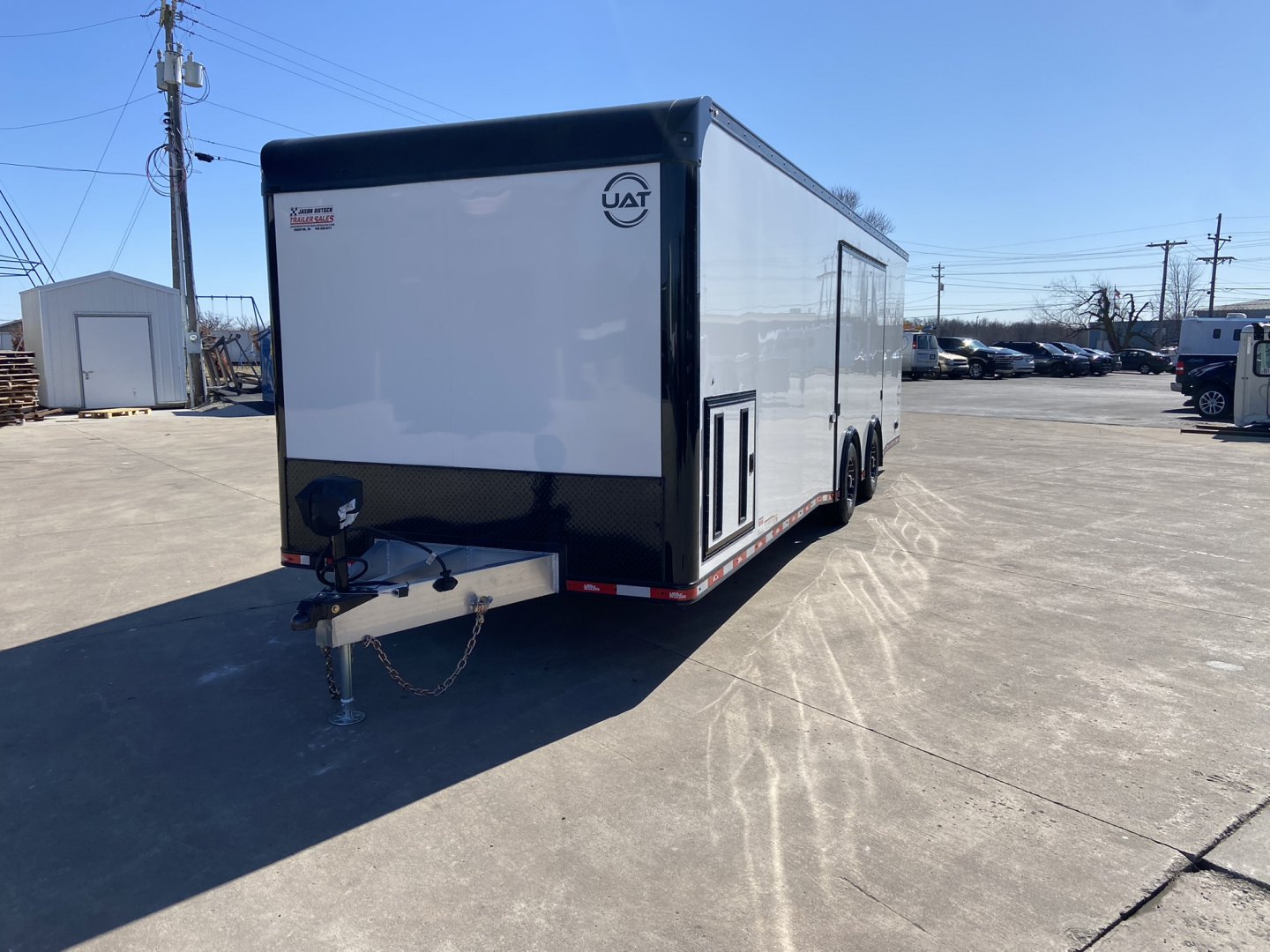 New 2026 United Prem 8.5X28 Racing Trailer