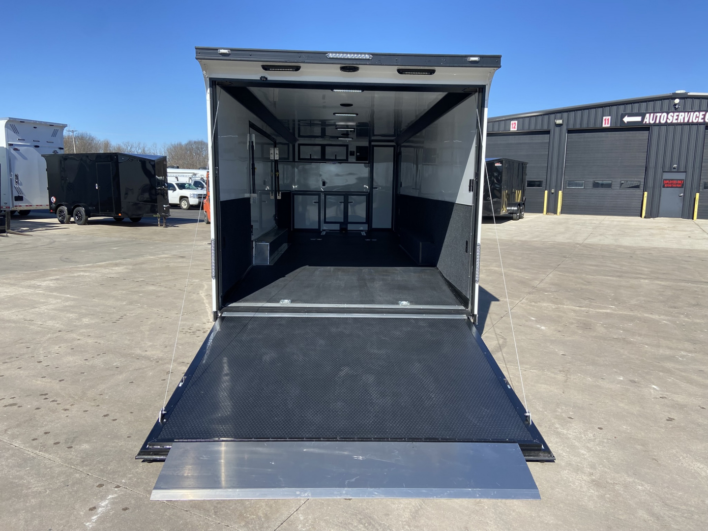 New 2026 United Prem 8.5X28 Racing Trailer