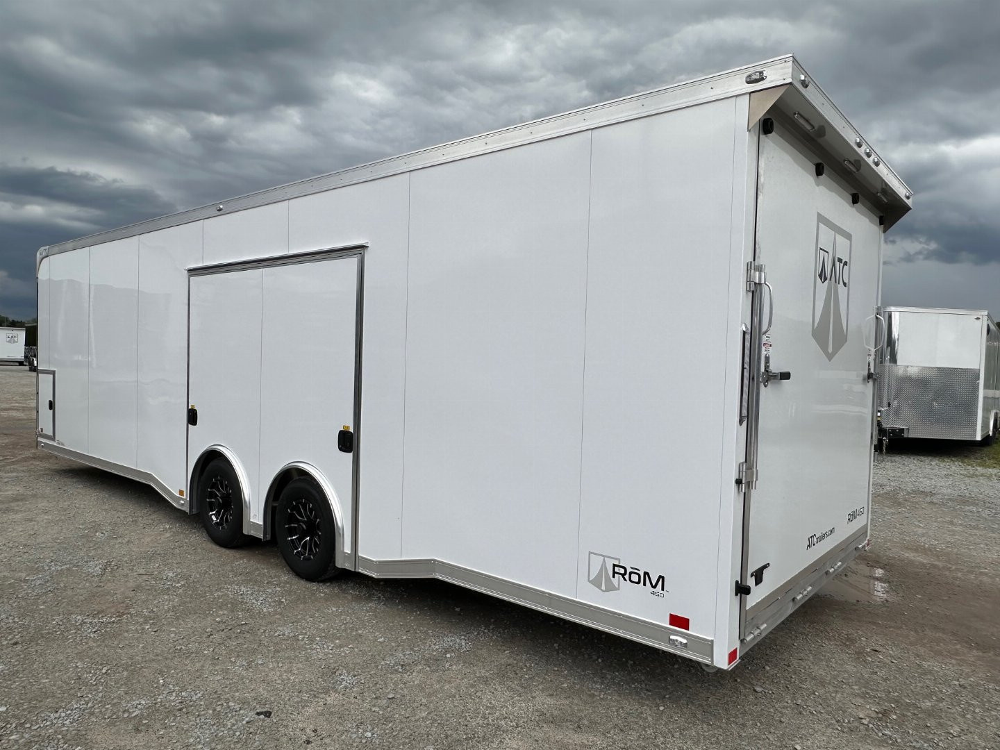 New 2026 NEW 2025 ATC 8.5 x 28 ROM450 Enclosed ALUMINUM Car Hauler