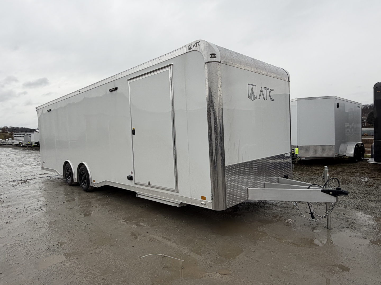 New 2026 NEW 2025 ATC 8.5 x 28 ROM450 Enclosed ALUMINUM Car Hauler