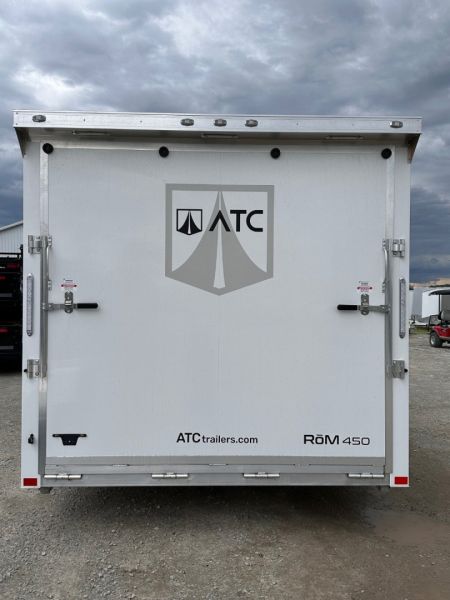 New 2026 NEW 2025 ATC 8.5 x 28 ROM450 Enclosed ALUMINUM Car Hauler
