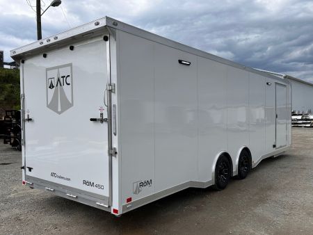 New 2026 NEW 2025 ATC 8.5 x 28 ROM450 Enclosed ALUMINUM Car Hauler