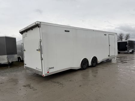 New 2026 NEW 2025 ATC 8.5 x 28 ROM450 Enclosed ALUMINUM Car Hauler