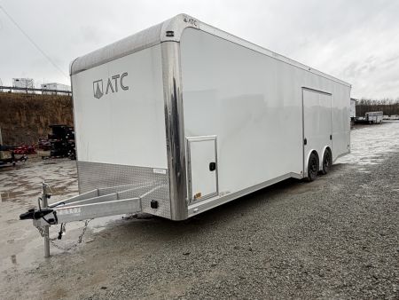 New 2026 NEW 2025 ATC 8.5 x 28 ROM450 Enclosed ALUMINUM Car Hauler
