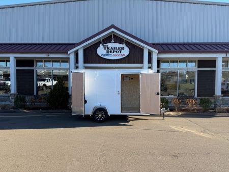 New Pace American 6′ x 12′ + V-Nose Enclosed Cargo Trailer with Barn Doors 2.9K