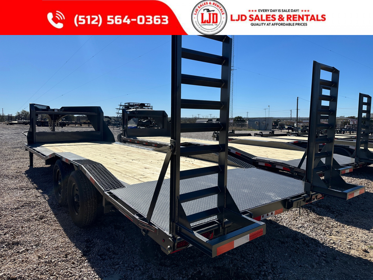 New 2026 Triple R - 24' Gooseneck Drive Over Fender Trailer