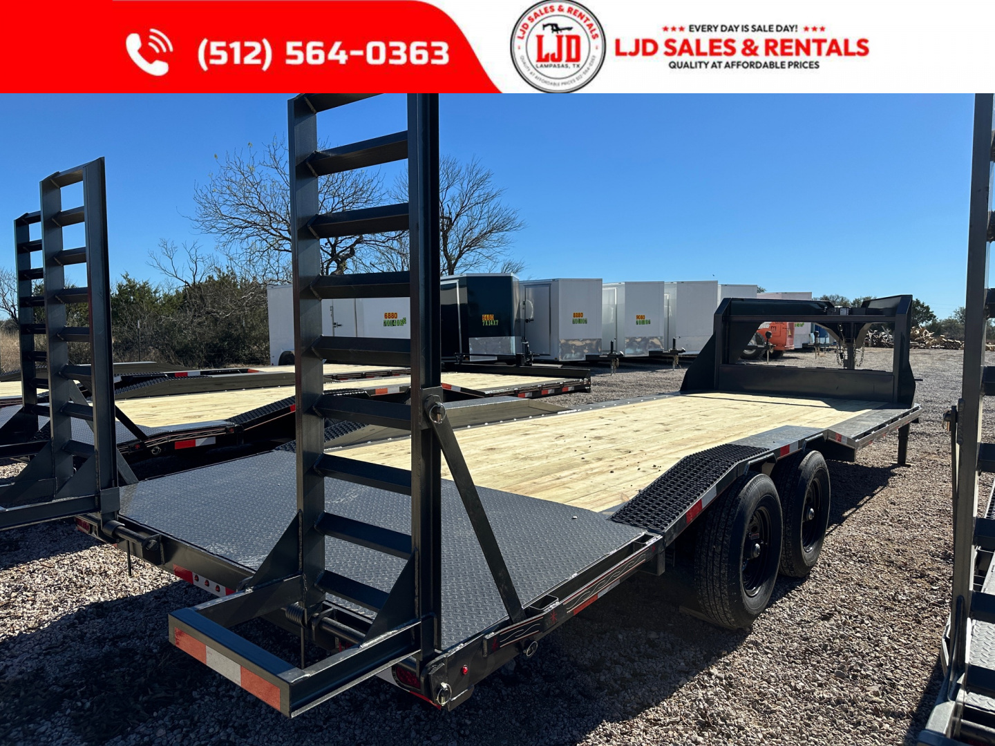 New 2026 Triple R - 24' Gooseneck Drive Over Fender Trailer