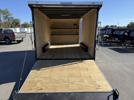 New TX8.5X16TA3 TEXAS TRAILERS 8.5' X 16' CARGO / ENCLOSED TRAILER W/REAR RAMP DOOR & SIDE DOOR, PRO LANDSCAPE PACKAGE