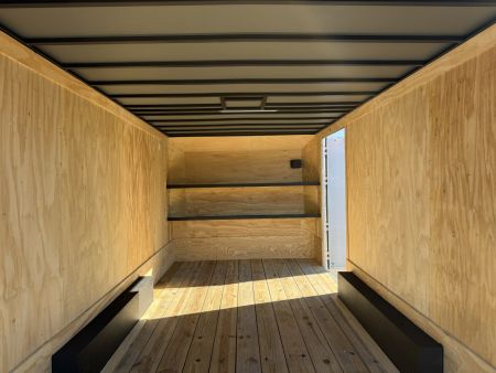 New TX8.5X16TA3 TEXAS TRAILERS 8.5' X 16' CARGO / ENCLOSED TRAILER W/REAR RAMP DOOR & SIDE DOOR, PRO LANDSCAPE PACKAGE