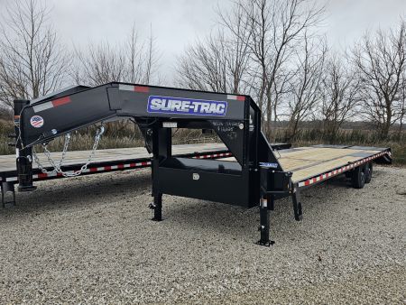 New 2026 Sure-Trac 8.5 x 30 (25+5) 15K Low Profile Gooseneck Deckover Trailer