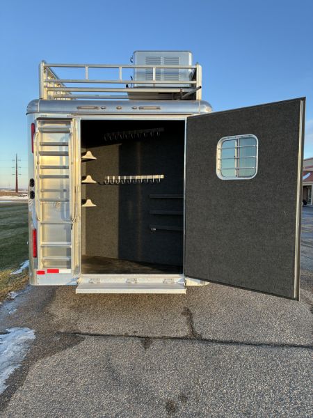 Used 2020 4-Star 3 Horse 15' Living Quarter Horse Trailer