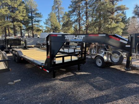 New 2026 Top Hat Trailers 22x102  GNWDO 14K Flatbed Trailer
