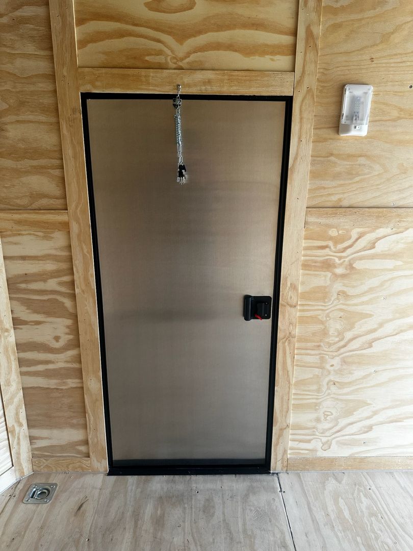 New 2026 Luxe 7x16 Enclosed Trailer- 3500LB Tandem Axle -Charcoal Poly-Blackout