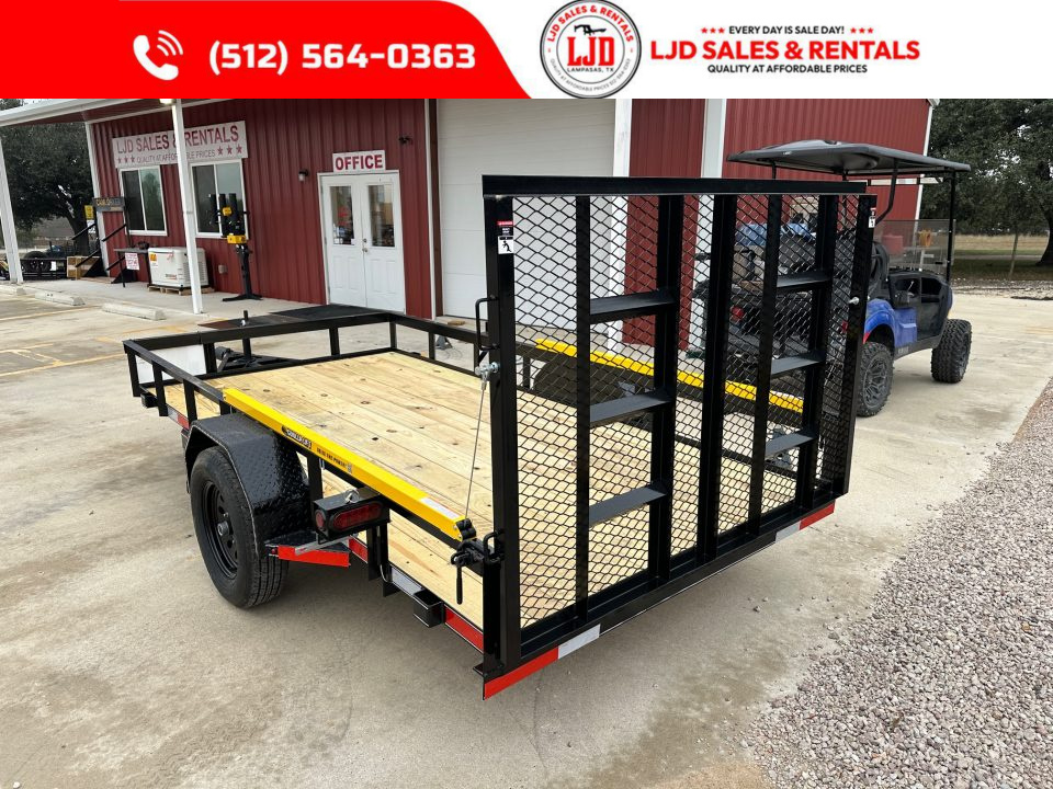 New 2026 Lacosta Trailers 6' X 12' - Utility Trailer - Gorilla Lift Gate Assist