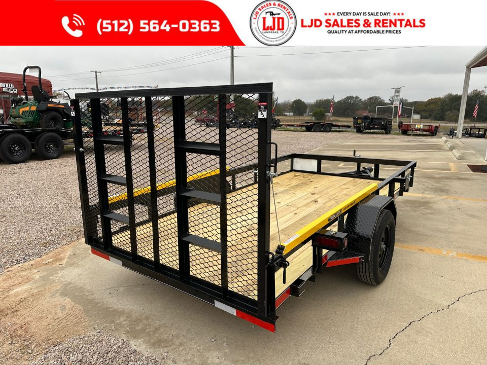 New 2026 Lacosta Trailers 6' X 12' - Utility Trailer - Gorilla Lift Gate Assist
