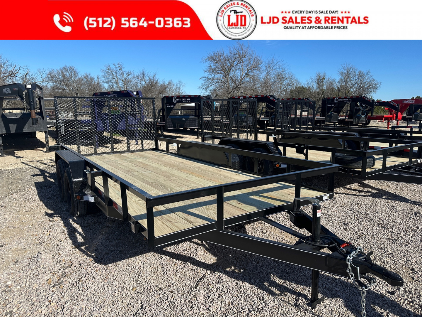 New 2026 Lacosta - 77 x 16 - Utility Trailer