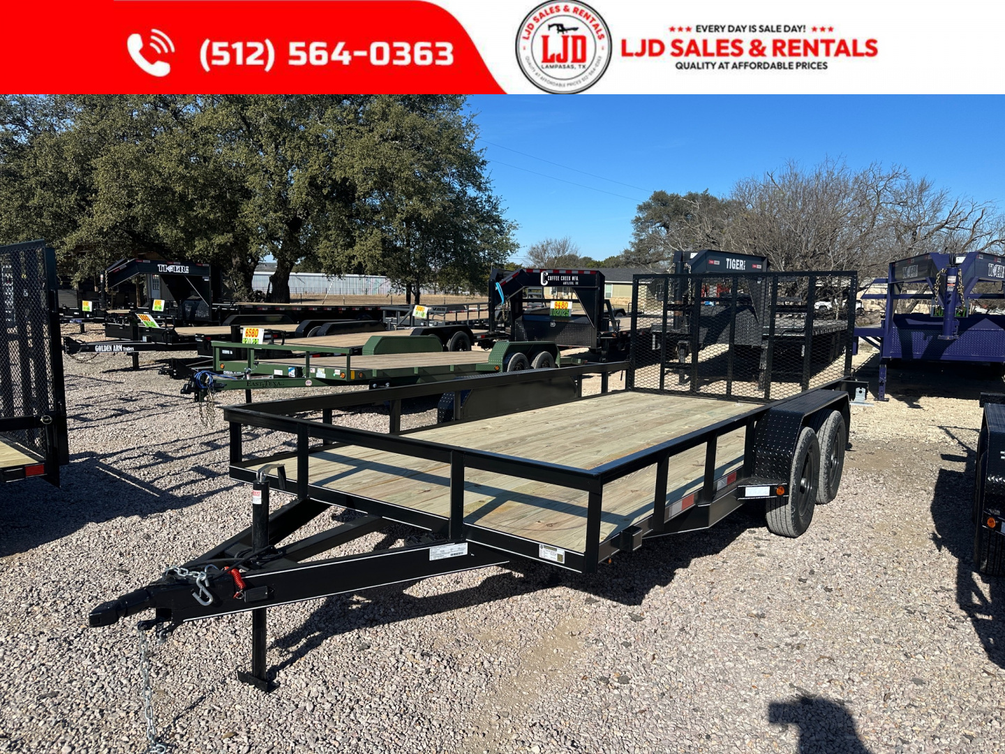 New 2026 Lacosta - 77 x 16 - Utility Trailer