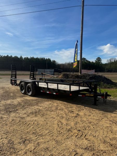 New 2025 Long Run Trailers 7X20 14K PIPE TOP Utility Trailer