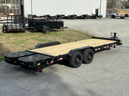 New 2027 Big Tex Trailers 16EH-22D3A-MRBK Equipment Trailer, 19+3, MEGA RAMPS, 17.6K GVWR