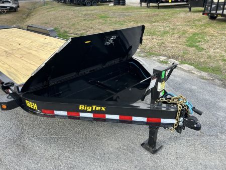 New 2027 Big Tex Trailers 16EH-22D3A-MRBK Equipment Trailer, 19+3, MEGA RAMPS, 17.6K GVWR