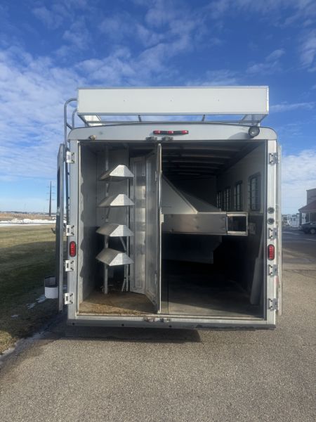 Used 2004 Bison Trailers 4H LQ Stratus Horse Trailer