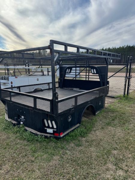 Used CM Truck Beds SK Truck Bed 9'4  Cab Chassis HD LADDER RACK FOLD DOWN SIDES