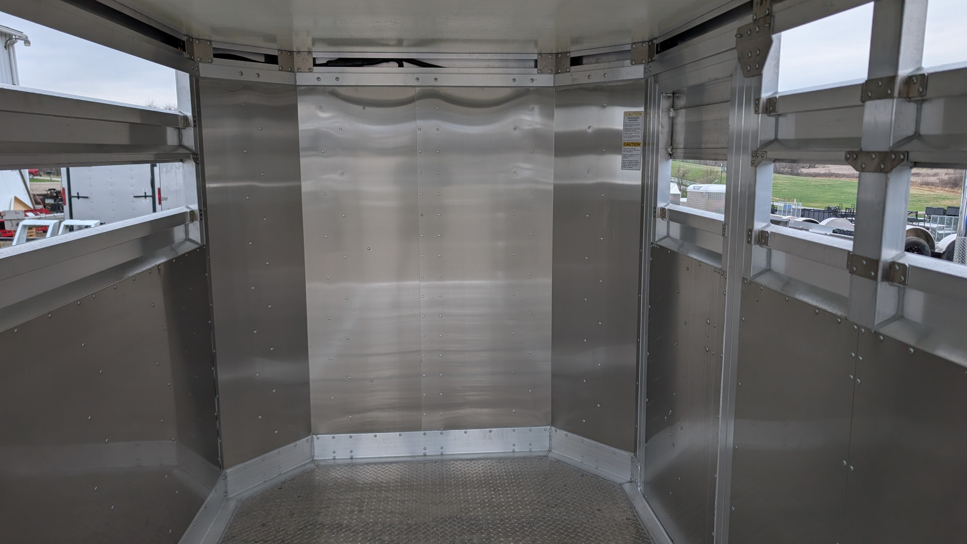 New 2027 EBY 16' Bumper '38 SPECIAL 16' Aluminum Stock Trailer (7' HIGH)