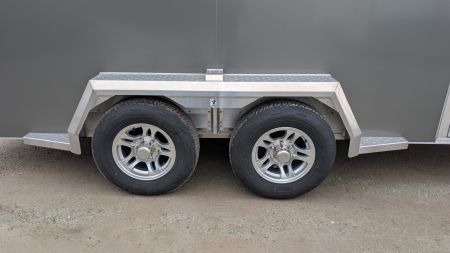 New 2027 EBY 16' Bumper '38 SPECIAL 16' Aluminum Stock Trailer (7' HIGH)