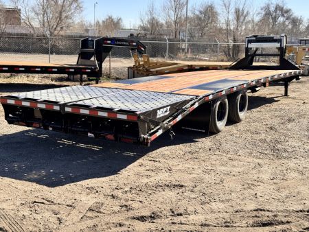 New 2026 Southland Trailers 8.5-32 Engineered Beam Gooseneck Deckover Equipment Hauler W/ 6' Max Ramps and HDSS 25K GVWR