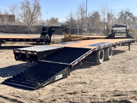 New 2026 Southland Trailers 8.5-32 Engineered Beam Gooseneck Deckover Equipment Hauler W/ 6' Max Ramps and HDSS 25K GVWR