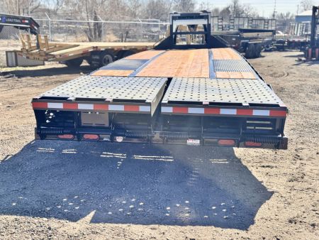 New 2026 Southland Trailers 8.5-32 Engineered Beam Gooseneck Deckover Equipment Hauler W/ 6' Max Ramps and HDSS 25K GVWR