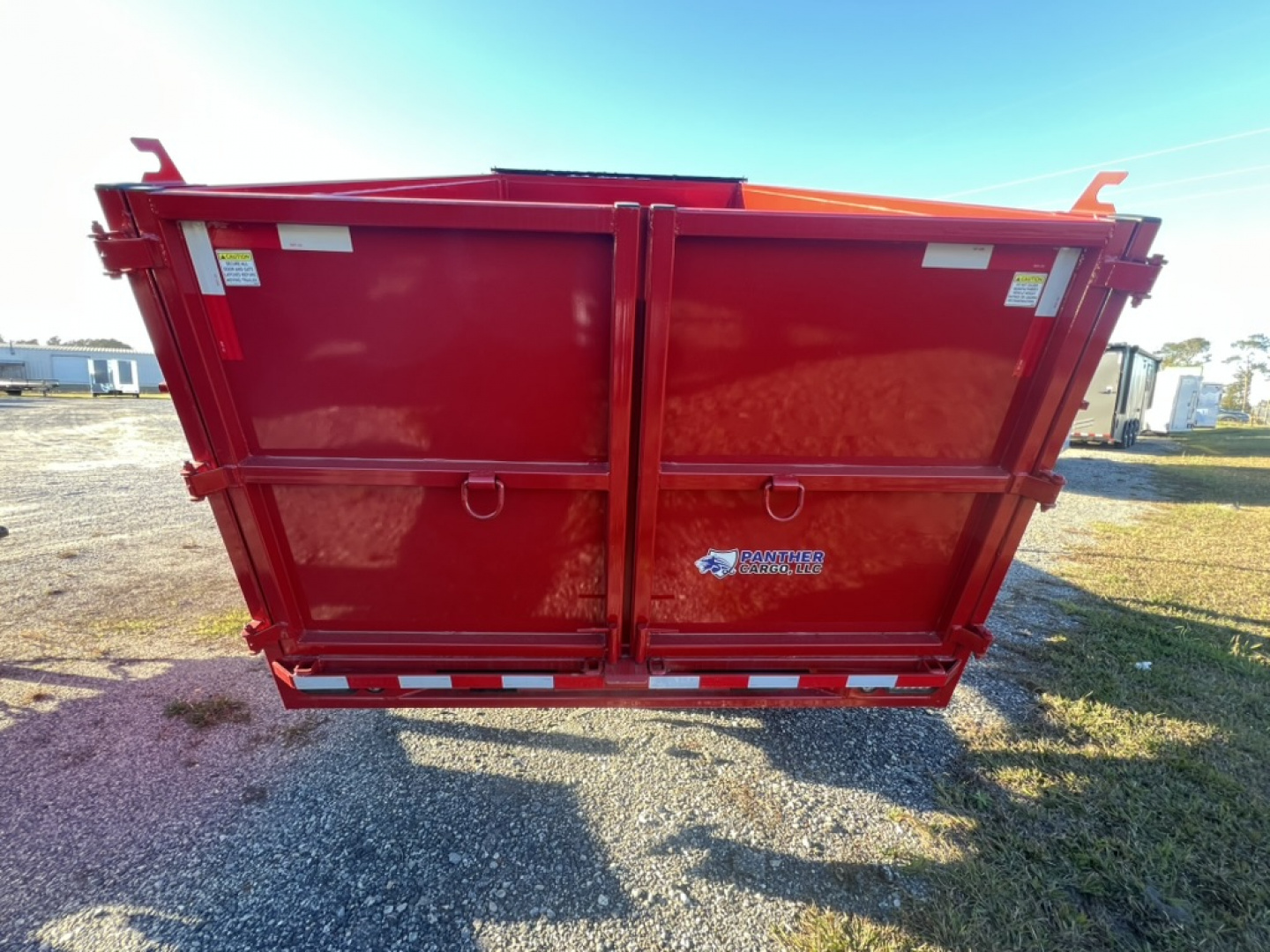 New 2027 Panther Cargo 7x14 Heavy-Duty Dump Trailer – Red | 14,000 lb GVWR
