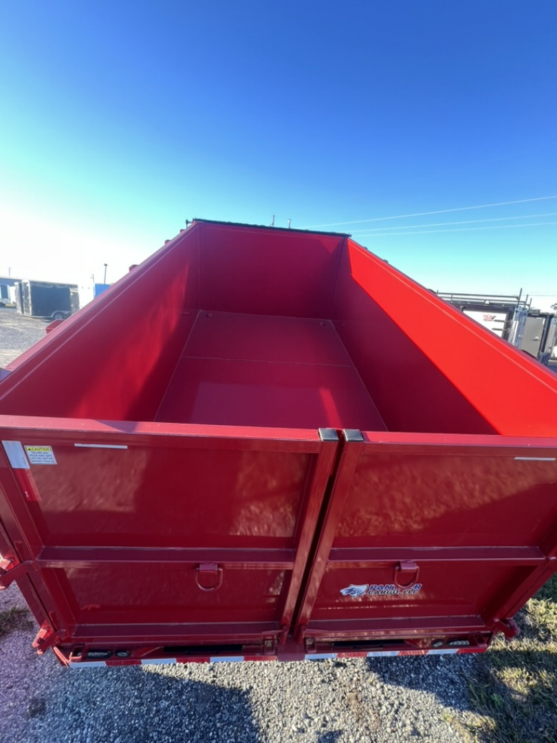 New 2027 Panther Cargo 7x14 Heavy-Duty Dump Trailer – Red | 14,000 lb GVWR