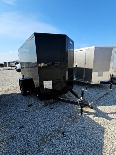 New 2026 CARGO EXPRESS EX DLX 5' x 8' 3K Idler Ramp Door Enclosed Cargo Trailer