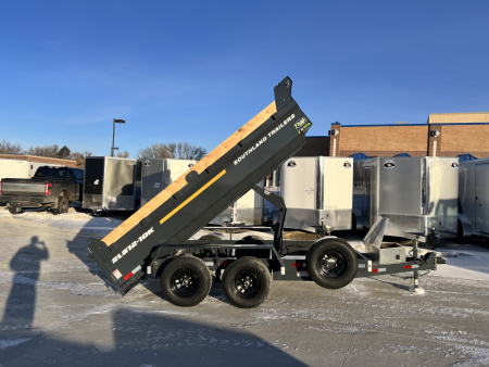 New NEW 2026 Southland 6x12’ Low Profile SCISSOR Lift Dump Trailer 2-5200 lb axles