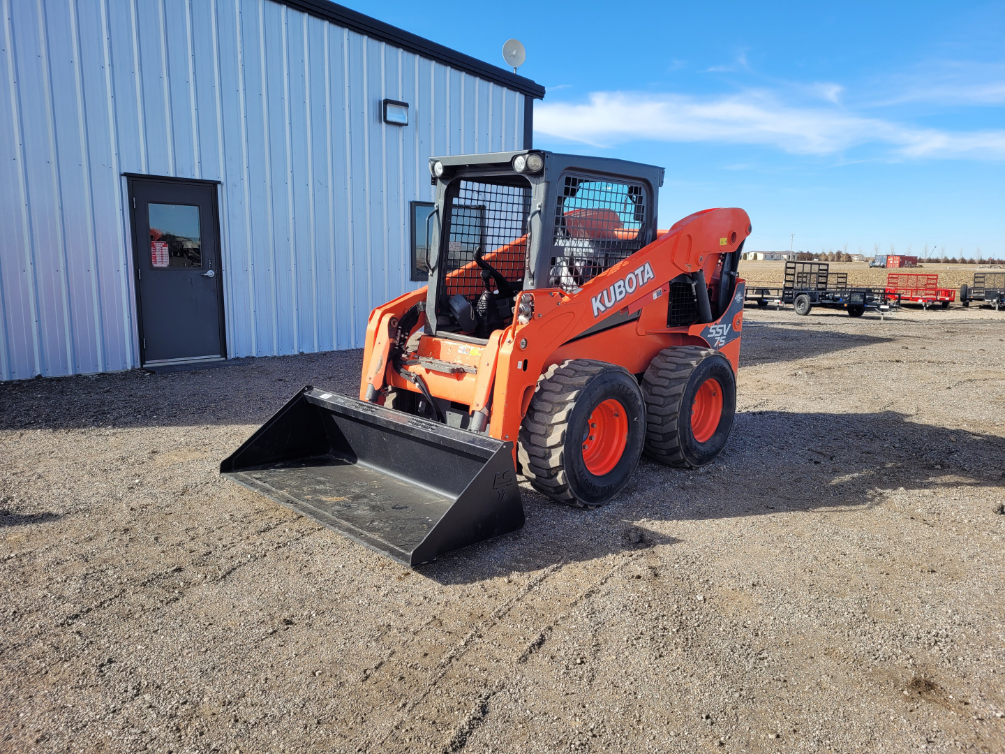 Used 2019 Kubota SSV75 Skid Steer