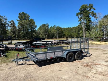 New 2025 GPS Trailers 7x16 TA Utility Trailer