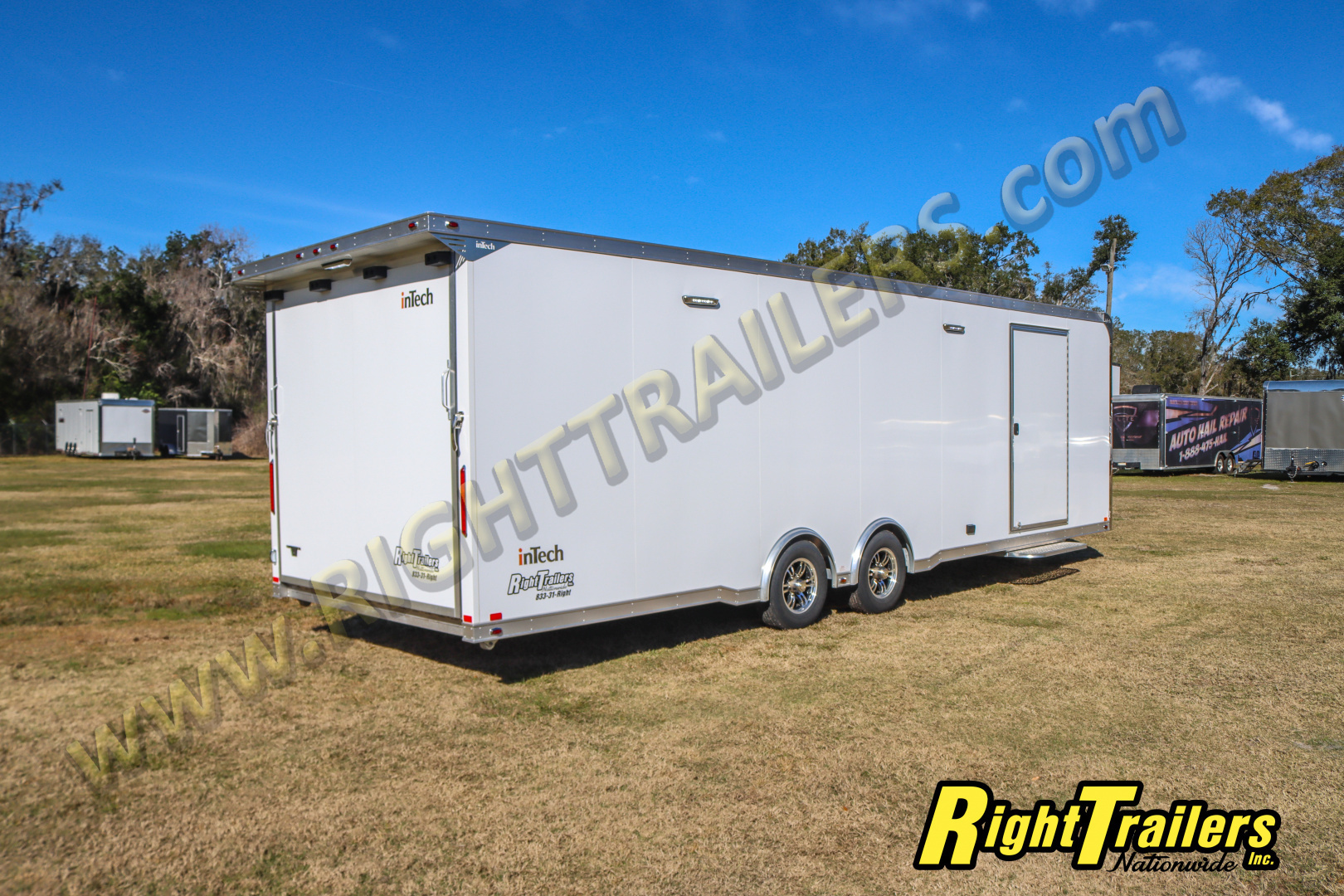 New 2027 inTech Trailers 8.5X28 RACE TRAILER Car / Racing Trailer