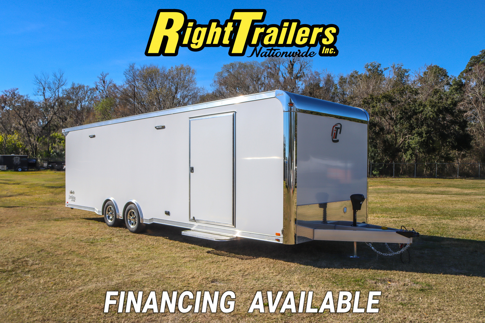 New 2027 inTech Trailers 8.5X28 RACE TRAILER Car / Racing Trailer