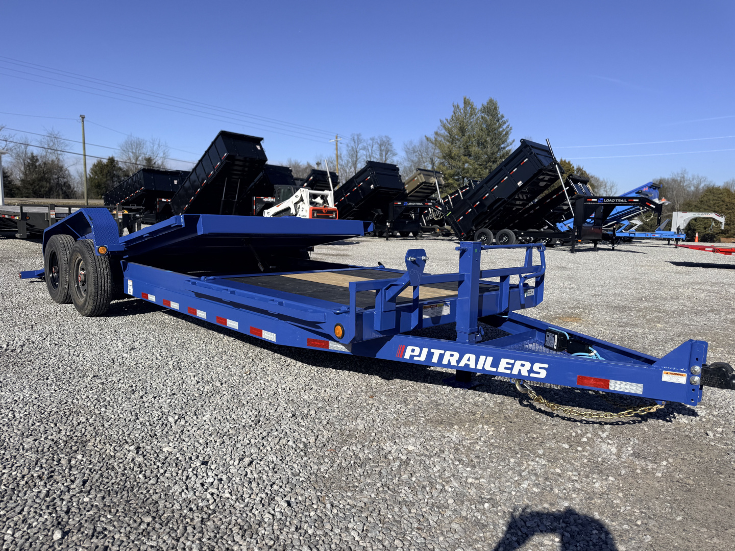 New 2026 PJ Trailers 7X22 GRAVITY TILT 16K GVWR Equipment Trailer