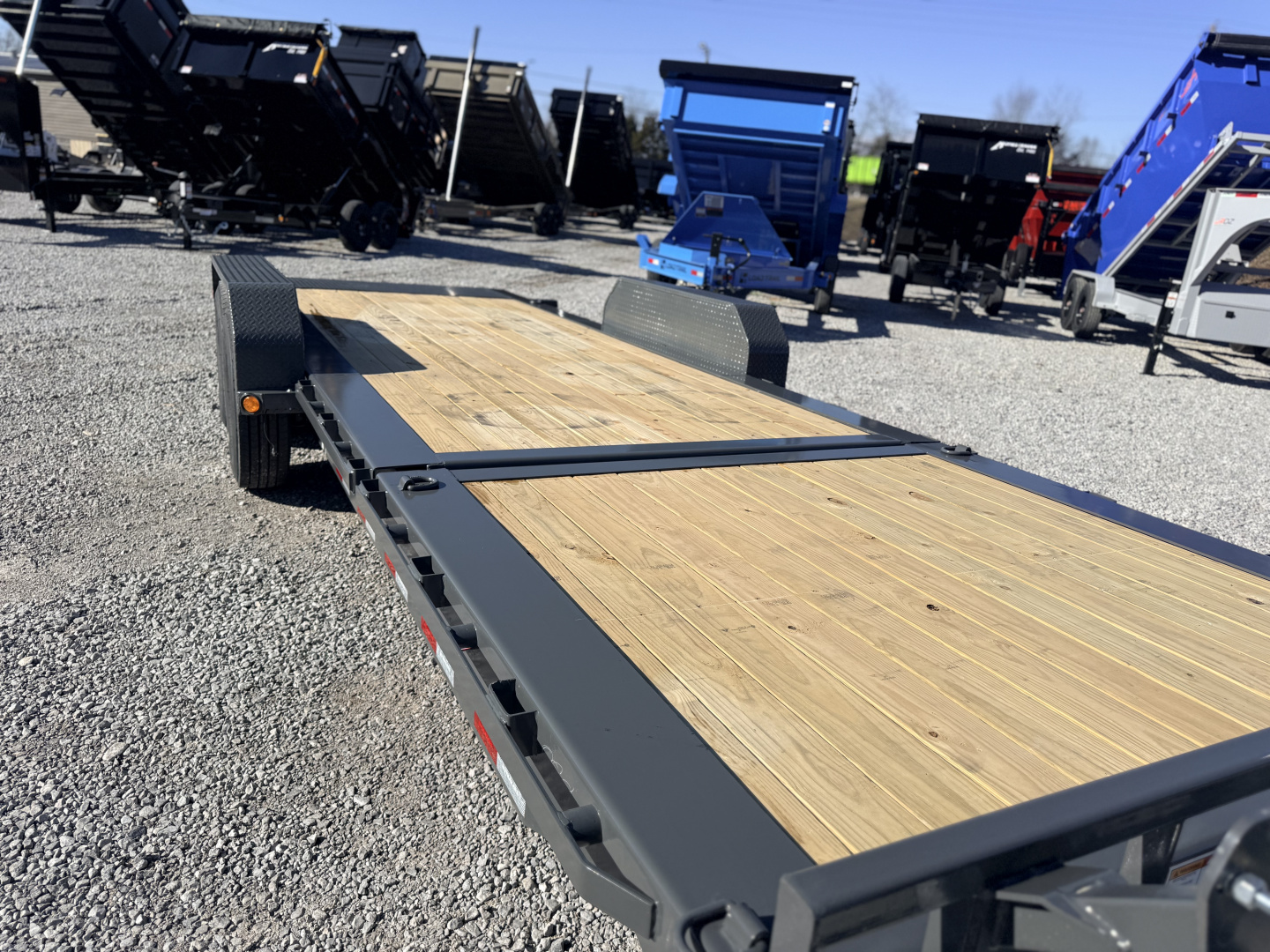 New 2026 PJ Trailers 7X22 GRAVITY TILT 16K GVWR Equipment Trailer