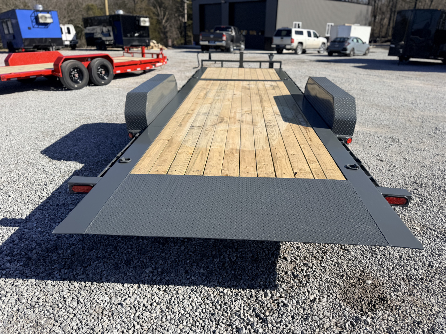 New 2026 PJ Trailers 7X22 GRAVITY TILT 16K GVWR Equipment Trailer