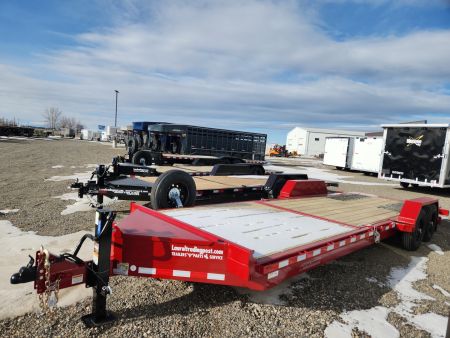 New 2026 Midsota 24' BP FLATBED TILT Equipment Trailer