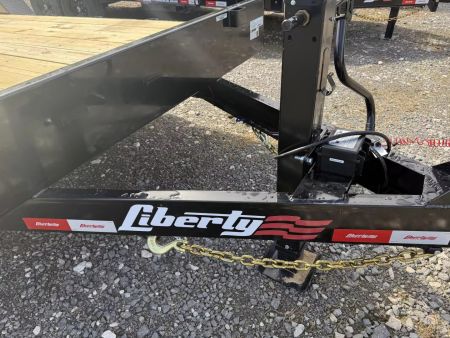 New 2026 Liberty LE14K 20’ Equipment Trailer stand up ramps, 14K GVWR