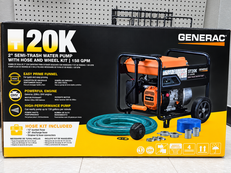 New 2026 Generac 2" SEMI-TRASH WATER PUMP Pumps