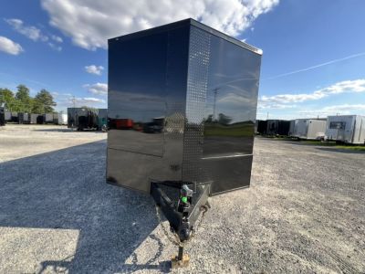 New 2027 Rock Solid Cargo 8.5x36 Triple Axle Enclosed Car Hauler – Black PolyCore