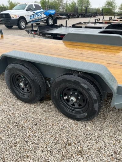 New 2026 Charcoal Gray Sure-Trac 7 x 20 (18+2) 10K C-Channel Car Hauler