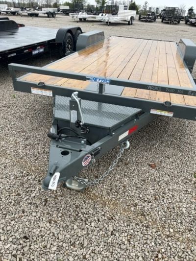 New 2026 Charcoal Gray Sure-Trac 7 x 20 (18+2) 10K C-Channel Car Hauler