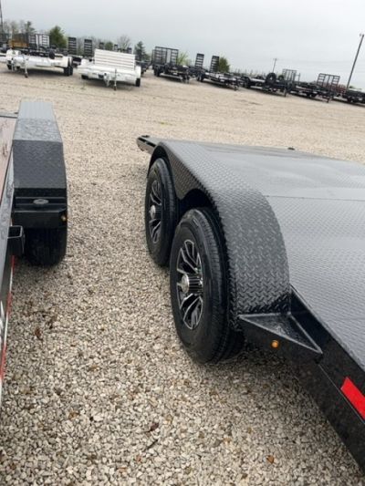New 2026 Sure-Trac 7 x 20 (16+4) 10K Steel Deck Car Hauler