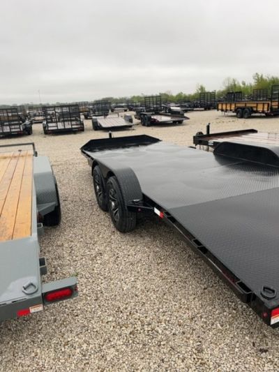 New 2026 Sure-Trac 7 x 20 (16+4) 10K Steel Deck Car Hauler